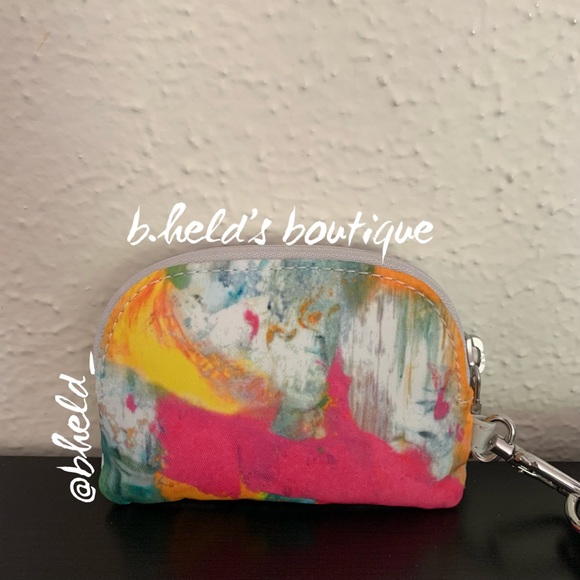 lululemon Dual Pouch Wristlet in No Limits White Multi/Vapor One Size New NWT - Picture 3 of 16